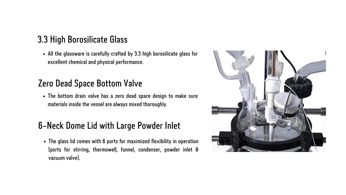 Industrial Scale Glassware Reactor Industrial Scale Glassware Reactor