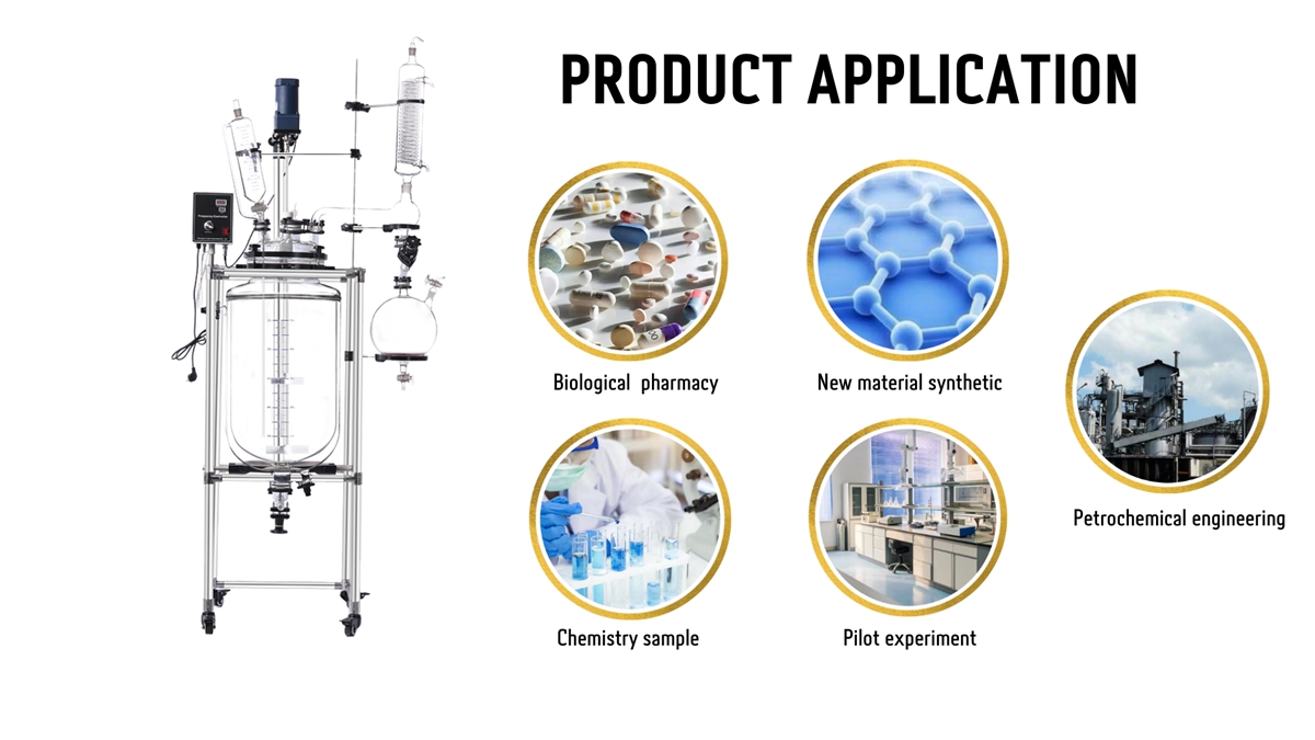 Industrial Scale Glassware Reactor Industrial Scale Glassware Reactor