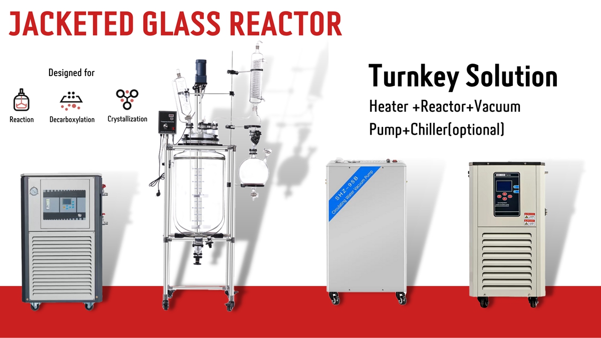 Industrial Scale Glassware Reactor Industrial Scale Glassware Reactor