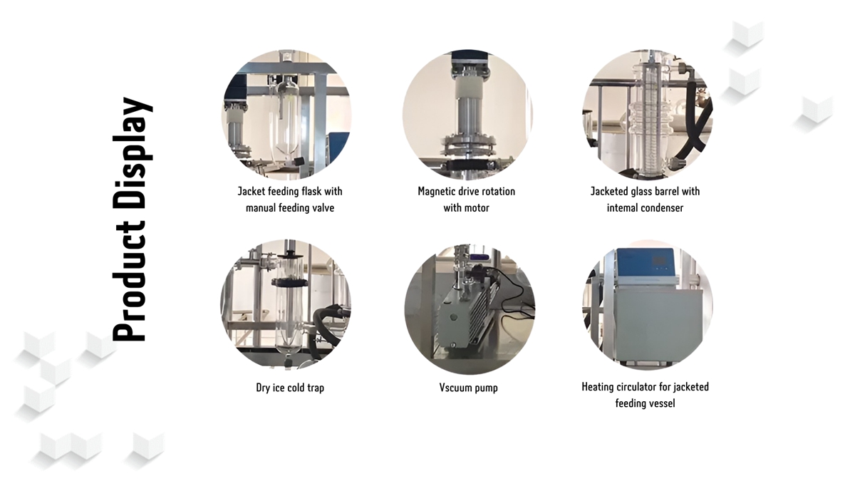 Glassware Molecular Distillation Glassware Molecular Distillation